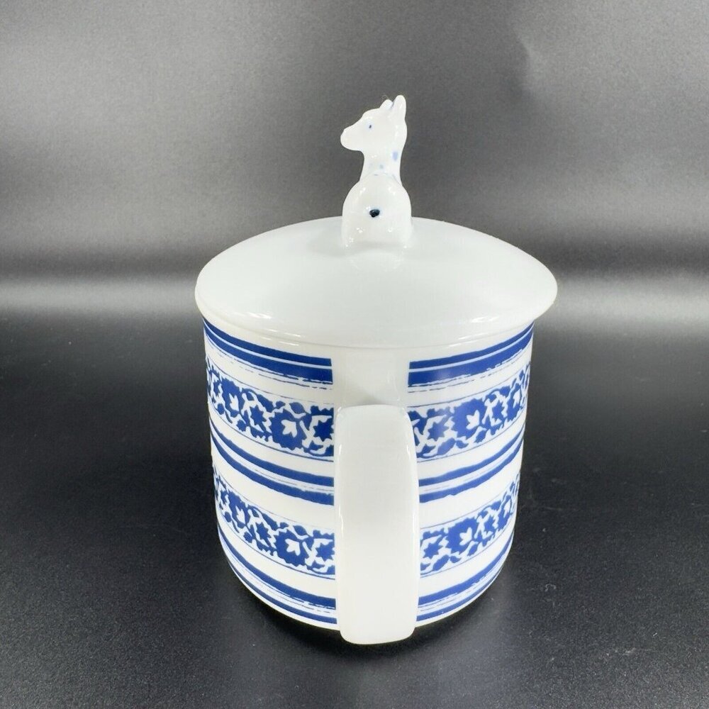 Ellen DeGeneres Ceramic Mug Cup With Deer Lid To Keep Hot Drinks Porcelain Mug - Picture 11 of 13